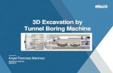 3D Excavation by Tunnel Boring Machine - Midasnorthamerica.midasuser.com/web/upload/sample/3d... · 3D Excavation by Tunnel Boring Machine. 01 Introduction 02Advantages of GTS NX