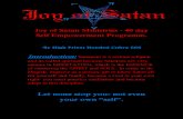 Self Empowerment Programm. 40 Days of Power€¦ · Self Empowerment Programm. 40 Days of Power -By High Priest Hooded Cobra 666 Introduction: Satanism is a serious religion and its