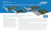 Intel® Ethernet Server Adapter I350 Product Briefwfcache.advantech.com/www/certified-peripherals/... · 2014-12-29 · An Intel Ethernet Server Adapter I350 with native iSCSI initia-tors
