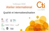 Colloque 2019 Atelier international · Les universités françaises et campus à l’étranger dans le monde • Eclairage politique sur l’enseignement supérieur dans le cadre