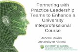 Partnering with Practice Leadership Teams to Enhance a University Interprofessional Course · 2020-05-01 · Partnering with Practice Leadership Teams to Enhance a University Interprofessional
