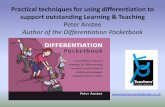 Peter Anstee Author of the Differentiation Pocketbook · Peter Anstee Author of the Differentiation Pocketbook . Traditions Children sat at desks in rows ... •Presentation of work