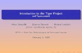 Introduction to the Tiger Project and Tigrou projecttiger/lecture-notes/... · Introduction to the Tiger Project and Tigrou project 1 Overview of the Tiger Project 2 Practical information