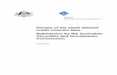 ASIC submission to Review of small amount credit …download.asic.gov.au/media/3436335/asic-submission...2015/10/30  · Review of the small amount credit contract laws 3 The Government