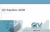 QV Equities AGM - ASX · • Exercised at any time up until & including 15th March 2016 at $1.00 per option • 14.2m options exercised to 30 September, 170.4m outstanding • Option