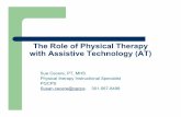 The Role of Physical Therapy with Assistive Technology revised …secacpg.org/Documents/Presentations/PT_AT_2011/The_Role... · 2017-01-15 · The Role of Physical Therapy with Assistive