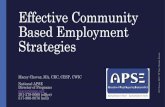 Effective Community Based Employment Strategiesvermontapse.org/yahoo_site_admin/assets/docs/Org... · Effective Community Based Employment Strategies Hootsuite •Tool that will allow