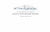General Reference Guide for - Castle Mountain Resort€¦ · General Reference Guide for CASTLE MOUNTAIN RESORT ... if there is a shortage of electricity or a fire that demands a