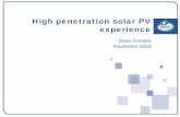 High penetration solar PV experienceceem.unsw.edu.au/sites/default/files/event/documents/Anna Bruce, U… · Eco-electricity tours, Cool Roofs, Centre of Excellence, Smart Lifestyle