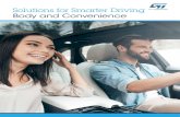 Solutions for Smarter Driving Body and Convenience€¦ · Car body and convenience applications are evolving to increase the comfort of both drivers and passengers. Vehicle manufacturers