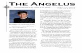 The Angelus · 2018-02-01 · The Angelus . Monthly Publication of the Church of Our Saviour . February 2018. the beginning of a new chapter. On this joyous occa-sion, I hope that