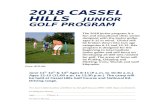 The - Cassel Hills Golf Course | Vandalia, OH | Public …€¦ · Web viewill focus on developing all skill sets needed for golf. The areas of focus will be Putting, Chipping and