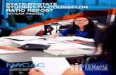 STATE-BY-STATE STUDENT-TO-COUNSELOR RATIO REPORT · The National Association for College Admission Counseling (NACAC) and the American School Counselor Association (ASCA) compiled