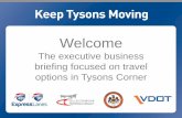 Welcome [] · for Tysons which will support multi-modal forms of transportation including transit, bicycles, pedestrians, and auto vehicles. Project Status and Schedule: • Preliminary