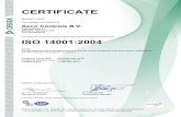 CERTIFICATE - ASCO · CERTIFICATE Number: 215479 The management system of: AscoControlsB.V. Industrielaan 21 3925 BD Scherpenzeel The Netherlands including the implementation meets