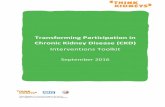 Transforming Participation in Chronic Kidney …...Transforming Participation in Chronic Kidney Disease – Interventions Toolkit 1 Interventions Toolkit Contents Toolkit – Introduction