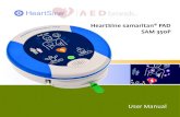 HeartSine samaritan PAD SAM 350P · Low battery warning 24 Memory full warning 24 Audible warnings 24 Device service required 25 ... Heart attack and SCA are not the same, though