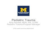 Pediatric Trauma - events.mphi.org · • Pediatric trauma care is basically the same as adult trauma • Pediatric trauma (injury) is the fourth leading cause of pediatric death