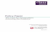 Policy PaperPolicy Paper - Centre for Labour and Social ...classonline.org.uk/docs/2013_Policy_Paper_-_The... · education and government provision; social cohesion depends on overlapping,