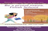 Florence Crittenton Services of Colorado...and (c) the early developmental stages of the child’s life. m 45% of students received the child-abuse-and-neglect-prevention Nurturing