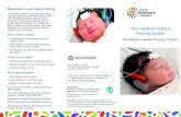 Your newborn baby’s hearing screen /media/Files/Hospitals/PCH/General... · PDF file Milestones in your baby’s hearing The hearing screen measures your baby’s hearing responses