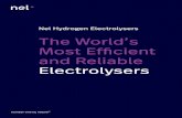 The World’s Most Efficient and Reliable Electrolysers€¦ · Most Efficient and Reliable Electrolysers. Empowering generations with clean energy forever is the vision of Nel Hydrogen.