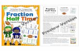 Fraction Half Time Game - Teaching Resources€¦ · Fraction Half Time was created to supplement the lessons in Comparing Fractions: Interactive Lessons. This comprehensive resource