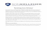 Keeping Your Balance - Ron R. Kelleherronkelleher.com/.../2015/02/Bonus-Whitepaper-Keeping-Your-Balance… · coming from. Goliszek identifies the top ten job stress producers: 1)