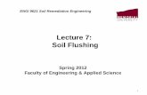 Lecture 7: Soil Flushingbaiyu/ENGI 9621_files/Spring 2012... · Lecture 7: Soil Flushing. 1 Also called as “soil washing” if the contaminants are ... Soil Permeability Îsoils