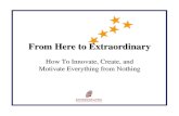From Here to Extraordinary generic - Mike Lipkin Here to Extraordinary.pdfFrom Here to Extraordinary. Innovation in·no·va·tion n. 1. The act of introducing something new. 2. Something