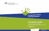 RPL Assessment Toolkit for CHC30113 Certificate III in ......Welcome to the RPL Assessment Toolkit for CHC30113 Certificate III in Early Childhood Education and Care Candidate Guide.