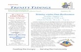TRINITY TIDINGS Tidings/2015 August.pdf · a multiple choice game about Living Water. It was a great opportunity to build community for everyone! 3 Building Real Community ... gathering