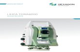 LEICA TDRA6000Caractérisée par une incertitude de point 3D type de 0,25 mm dans un volume de 30 mètres, la nouvelle station laser Leica TDRA6000 est à ce jour la station totale