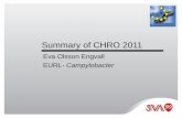Summary of CHRO 2011 CHRO, Campylobacter, Helicobacter and Related Organisms ¢â‚¬¢16th International workshop