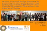 Human-centered Design Research to Explore Disruptive ... · Explore Disruptive Opportunities with Flexible/Stretchable Wearables in the Internet of Things BEST LAB, UC BERKELEY ...