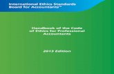 International Ethics Standards Board for Accountants · 2019-01-30 · The International Ethics Standards Board for Accountants (IESBA) is an independent standard-setting body that