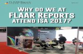 Why do we at FLAAR Reports · Why do we at FLAAR Reports attend ISA 2017? We at FLAAR Reports would not take the time to fly to attend ISA 2017 unless the expenses were worth the