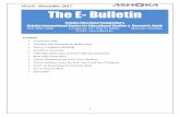December 2017 The E- Bulletin - Ashoka Education€¦ · Month: December 2017 11 S.D.P. on Developing Presentation Skills Activity in- Charge Prof.Samruddhi Chepe Name of the Event
