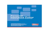 Personal Insurance Policy · Insurance Personal . Insurance Policy. Product Disclosure Statement. This Product Disclosure Statement contains the Personal . Insurance Policy terms