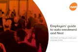 Employers¢â‚¬â„¢ guide to auto enrolment and Nest 2019-04-05¢  3 mployers guide to auto enrolment Your pension