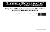 Digital Blood Pressure Monitor - LifeSource · Digital Blood Pressure Monitor Model UA-767FAM ... one of the most advanced monitors available today. Designed for ease of use and accuracy,