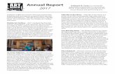 Annual Report - ArtReach St. Croix...Annual Report 2017 ArtReach St. Croix is a non-profit organization dedicated to connecting the St. Croix Valley community and the visual, literary