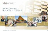 WA Country Health Service Annual Report 2015-16 · 2016-07-01  · WA Country Health Service Annual Report 2015–16 WA Country Health Service 189 Wellington Street ... high quality,