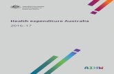 Health expenditure Australia 2016–17 (Full publication; … · 2018-09-28 · Health expenditure Australia 2016–17 Health expenditure Australia 2015–16 AIHW. ... third party