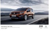 PEUGEOT RIFTER · Active specification + PEUGEOT Rifter: Standard Equipment by Version ACTIVE With the perfect balance of character and strength, Active is the perfect place to start
