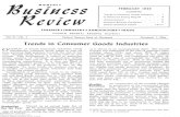 CONTENTS Trends in Consumer Goods Industries . 1 Kevtew ... · Page 2 Monthly Business Review February 1949 Leather Reduction in output of leather and and Textiles leather products
