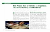 expanding their world The Pivotal Role of Parents in Expanding … PHP... · 2015-05-18 · The Pivotal Role of Parents in Expanding ... With little trouble, parents can also show