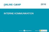 161025 Online Camp Interne Kommunikation · 2018-07-05 · Intranet 35. 36 Ein Projekt von Gefördert von. Ein Projekt von Gefördert von ... Sportbunde, Kirchen, Naturschutzverbände