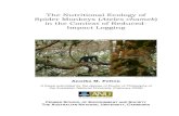 The Nutritional Ecology of Spider Monkeys (Ateles …The Nutritional Ecology of Spider Monkeys (Ateles chamek) in the Context of Reduced-Impact Logging Peruvian spider monkey (Ateles