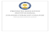 PROYECTO EDUCATIVO INSTITUCIONAL COLEGIO CURACAVI … · Nuestro Proyecto Educativo Institucional plantea dos sentidos. Uno, el sentido educacional; que refleja la ... Curso Cantidad